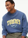 Blue Varsity Logo Relaxed Terry Sweatshirt  Men