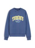 Blue Varsity Logo Relaxed Terry Sweatshirt  Men