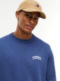 Blue Logo Relaxed Crew Neck Sweatshirt  Men