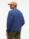 Blue Logo Relaxed Crew Neck Sweatshirt  Men