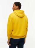 Yellow Logo Relaxed Sueded Terry Hoody  Men