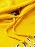 Yellow Logo Relaxed Sueded Terry Hoody  Men