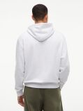 Grey Classic Logo Relaxed Fleece Hoody  Men
