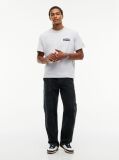 Grey Signature Logo Relaxed Jersey T-Shirt  Men