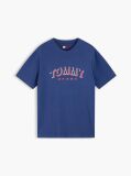 Blue Logo Relaxed Crew Neck T-Shirt  Men