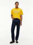 Yellow Logo Relaxed Crew Neck T-Shirt  Men