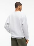 Grey Badge Fleece Crew Neck Sweatshirt  Men