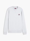 Grey Badge Fleece Crew Neck Sweatshirt  Men