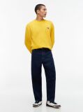 Yellow Badge Fleece Crew Neck Sweatshirt  Men