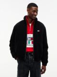 Black Washed Corduroy Zip-Thru Jacket  Men