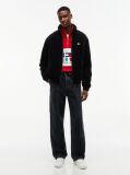 Black Washed Corduroy Zip-Thru Jacket  Men