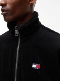 Black Washed Corduroy Zip-Thru Jacket  Men