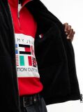 Black Washed Corduroy Zip-Thru Jacket  Men