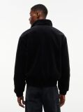 Black Washed Corduroy Zip-Thru Jacket  Men
