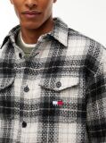 Multi Tartan Check Oversized Overshirt  Men