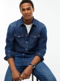 Denim Regular Fit Western Denim Shirt  Men