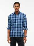 Multi Regular Fit Dobby Check Shirt  Men