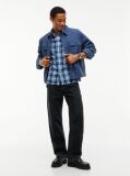 Multi Regular Fit Dobby Check Shirt  Men