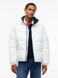 Beige Colour-Blocked Relaxed Ripstop Puffer Jacket  Men