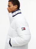 Beige Colour-Blocked Relaxed Ripstop Puffer Jacket  Men