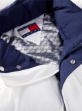 Beige Colour-Blocked Relaxed Ripstop Puffer Jacket  Men