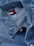 Denim Flag Badge Denim Trucker Jacket  Men