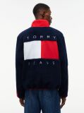 Multi Colour-Blocked Teddy Zip-Thru Jacket  Men