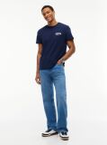 Blue Logo Jersey Crew Neck T-Shirt  Men