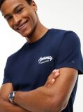 Blue Logo Jersey Crew Neck T-Shirt  Men