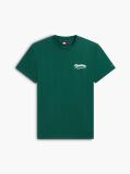 Πράσινο Βαμβακερό T-Shirt Με Κλασική Λαιμόκοψη Και Λογότυπο  Άνδρες