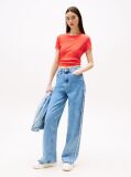 Orange Essential Slim Rib-Knit T-Shirt  Women