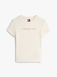 Κίτρινο Essential Slim T-Shirt Με Λογότυπο  Γυναίκες