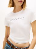 Άσπρο Essential Slim T-Shirt Με Λογότυπο  Γυναίκες