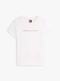 Άσπρο Essential Slim T-Shirt Με Λογότυπο  Γυναίκες