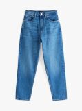 Denim Mom Ultra High Rise Straight Tapered Jeans  Women