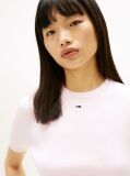 Pink Flag Embroidery Short Sleeve Jumper  Women