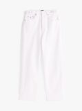 Denim High Rise Slim Straight White Jeans  Women