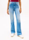 Denim Sylvia Ψηλόμεσο Τζιν Καμπάνα Με Ξεθωριασμένο Εφέ  Γυναίκες