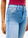 Denim Sylvia Ψηλόμεσο Τζιν Καμπάνα Με Ξεθωριασμένο Εφέ  Γυναίκες