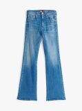 Denim Sylvia Ψηλόμεσο Τζιν Καμπάνα Με Ξεθωριασμένο Εφέ  Γυναίκες