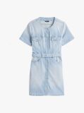 Denim Button-Down Denim Mini Dress  Women