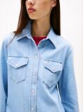 Denim Μίνι Denim Φόρεμα Σε Στιλ Πουκαμίσας  Γυναίκες