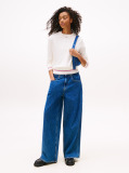White Flag Embroidery Crew Neck Jumper  Women