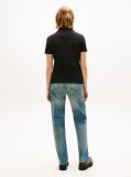 Black Essential Slim Fit Polo  Women