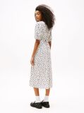 Multi Bird Print Wrap Midi Dress  Women