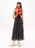 Multi Floral Print Chiffon Wrap Maxi Dress  Women