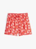 Multi Tropical Print Shorts  Women