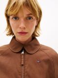 Brown Tommy Badge Water Repellent Jacket  Women