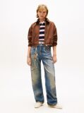 Brown Tommy Badge Water Repellent Jacket  Women