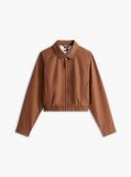 Brown Tommy Badge Water Repellent Jacket  Women